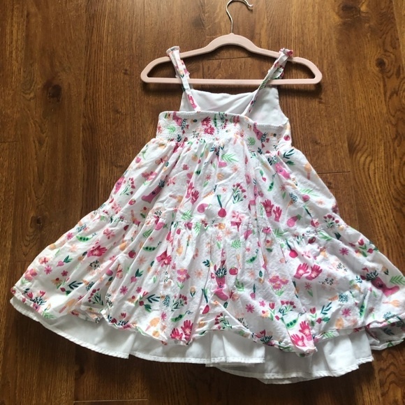 Sigrid Olsen Kids white spring garden dress in size 6 - Picture 4 of 7